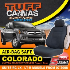 Tuff Canvas Holden Colorado RC Crew Cab Front and rear. 